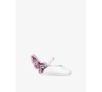 Sophia Webster Sophia Webster Babies' Chiara Leather Ballet Flats White/Comb Eur 18 / 2 UK Kids
