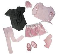 Sophia's Baby Doll 7 Piece Dolls Clothes Set, 18 Inch Doll Ballerina Outfit with Ballet Doll Shoes, Dolls Clothing, Dolls Accessories, Doll Not Included