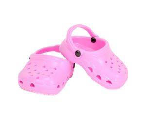 Sophia's By Teamson Kids Clog Sandal Shoes Accessory For 18" Dolls, Light Pink