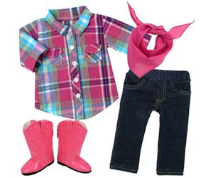 Sophia's By Teamson Kids Doll Blouse, Jeggings, Bandana, And Boots For 18" Dolls