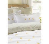 Sophie Allport 2 Pack Pure Cotton Lemons Oxford Pillowcases White Mix