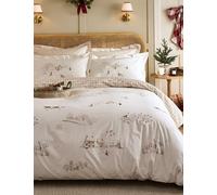 Sophie Allport 200 Thread Count Winter Scene Bedding Set Cream Mix