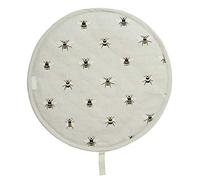 Sophie Allport - Bees Circular Single Fabric Hob Cover, 100% Cotton, 38cm Diameter