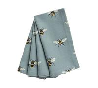 Sophie Allport - Bees Teal Napkins, 100% Cotton Dinner Napkins, Machine Washable, Set of 4, (41 x 41cm)