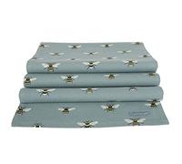 Sophie Allport - Bees Teal Table Runner, 100% Cotton, Stylish Print, 35 x 280cm, Machine Washable