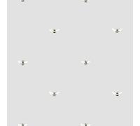 Bees Grey Wallpaper 10m x 53cm