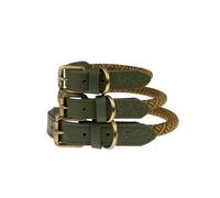 Sophie Allport Forest Green Rope Collar, Large