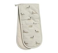 Sophie Allport - Hare Double Oven Gloves, Heat Resistant, Thermal Layer, Kitchen Accessories