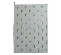 Sophie Allport - Highland Stag Tea Towel, 100% Cotton, 45cm x 65cm, Home Kitchen Towel with Hanging Loop