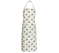 Sophie Allport Holly & Berry Unisex Adult Apron with Adjustable Neck Strap and Front Pocket. Made with 100% Cotton