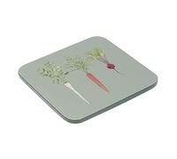 Sophie Allport Home Grown Coasters (Set of 4) for use on Coffee Table, Dining Table and Side Tables