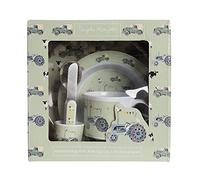 Sophie Allport - Kids Melamine Dining Set, Including Plate, Bowl, Cup and Cutlery, On The Farm, Childrens Gift Set, Dishwasher Safe