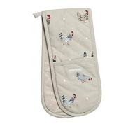 Sophie Allport - Lay A Little Egg Double Oven Gloves, Heat Resistant, Thermal Layer, Kitchen Accessories