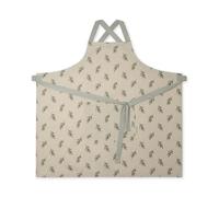 Sophie Allport Olive Linen Cross Back Apron