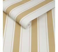 Sophie Allport Oundle Stripe Warm Honey Wallpaper