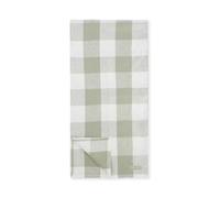 Sophie Allport Sage Green Gingham Linen Table Runner, 35 x 280cm