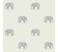 Sophie Allport Sage Wildlife Pearl Effect Embossed Wallpaper