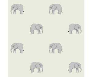 Sophie Allport Sage Wildlife Pearl Effect Embossed Wallpaper