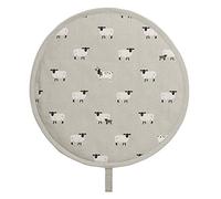 Sophie Allport - Sheep Circular Single Fabric Hob Cover, 100% Cotton, 38cm Diameter