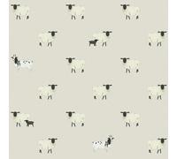 Sophie Allport Sheep Off White Wallpaper