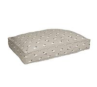Sophie Allport - Sheep Pattern Dog Bed, Comfy Pet Mattress, Medium, Machine Washable 100% Cotton Cover
