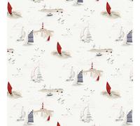 Sophie Allport Wallpaper Coastal Boats 146836