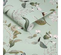 Sophie Allport Wild Floral Pale Mint Wallpaper