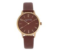 Sophie and Freda Vancouver Women's Quartz Brown Genuine Leather Rose Gold Watch SAFSF4906