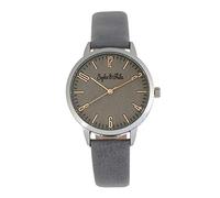 Sophie and Freda Vancouver Women's Quartz Grey Genuine Leather Silver Watch SAFSF4902