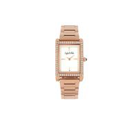 Sophie and Freda Women's Wilmington Leather-Band Watch with Swarovski Crystals in Rose Gold Sophie and Freda Rose Gold One Size