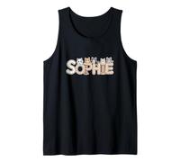Sophie Cat Trees - Personalized Cute Name Word Art Tank Top
