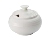 Sophie Conran for Portmeirion Covered Sugar, Porcelain, White, 5 x 5 x 11 cm, CPW76829-X