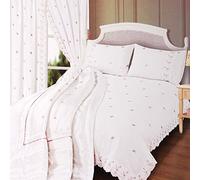 Rapport Home Sophie Double White Duvet Set - Wilko
