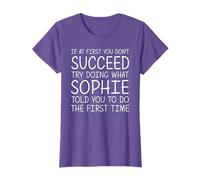 SOPHIE Gift Name Personalized Birthday Funny Christmas Joke T-Shirt