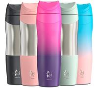 Sophie & Jasmine London 480ml Travel Mugs for Hot Drinks- Double Insulated, Leakproof, Stainless Steel Coffee Tea Tumbler