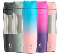 Sophie & Jasmine London Large Travel Mugs for Hot Drinks- Double Insulated, Leakproof, Stainless Steel Tea Coffee Tumbler