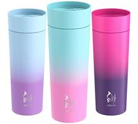 Sophie & Jasmine London - Travel Mug for Hot Drinks, Triple-Insulated Stainless Steel Thermal Tumbler, 470ml Leakproof Coffee Cup for Work, Car, or Commute