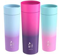 Sophie & Jasmine London Travel Mug - Triple Insulated Stainless Steel Coffee Cup, Leakproof Thermal Tumbler for Hot Drinks, 470ml