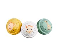 Sophie la Girafe - 3 Musical Balls - Learning Games - Different Sounds - Rubber - Lightweight and Easy to Grip - For Children from 3 Months
