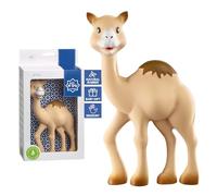 Sophie la Girafe Al'Thir - Iconic 100% Natural Rubber Camel Teether - Multi-Sensory Toy for Babies - Gentle Squeaker, Easy Grip, Chemical-Free, Vegan & Non-Toxic, Beautiful Gift Packaging