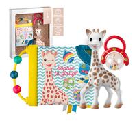 Sophie la Girafe - Baby Box Gift Set, Early Learning Baby Book, Sophie la Giraffe Teething Toy and Hand Rattle - for Newborn Baby 0m+
