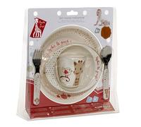 Sophie la girafe Baby Mealtime Set - Kiwi Version Bowl, Plate, Beaker, Fork & Spoon