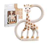 Sophie la girafe Baby Teething Ring, 100% Natural Rubber Phthalate-free Easy to Grip Baby Teether, Suitable for Newborn Babies