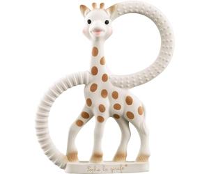 Sophie la girafe Baby Teething Ring, 100% Natural Rubber Phthalate-Free Easy to Grip Baby Teether, Suitable for Newborn Babies - Fresh Touch Box