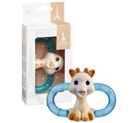 Sophie la girafe Double Ice Bite Teething Ring, Cold Soothing Baby Teether with Easy to Grip Design. for Babies and Toddlers Ages 3m+