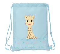 SOPHIE LA GIRAFE DREAMS - Junior Flat Bag Backpack, Easy Cleaning, Backpack, Ideal for Children of Different Ages, Comfortable and Versatile, Quality and Resistance, 26 x 1 x 34 cm, light blue, M
