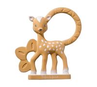 Sophie la girafe - FanFan the Fawn Teething Ring - Sooth Painful Gums for Babies - 100% Natural Rubber - Phthalate-Free Easy to Grip Baby Teether - Suitable for Newborn Babies - 010322