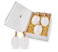 Sophie la Girafe Magnetic Gift Box with 5 Ceramic Perfume Diffuser Ornaments - Reusable Hanging Fragranced Ceramic Air Fresheners with Satin Ribbon for Home, Wardrobe, Nursery & Car - Made in Spain
