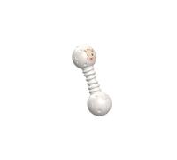 Sophie la Girafe Natural Rubber Teething Rattle Sensory Toy for Babies from 3 Months (White)