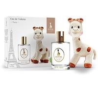 Sophie La Girafe Perfume Gift Set, Contains Natural, Vegan & Dermatologically Tested Eau de Toilette Perfume for Kids Age 5+ & Mothers, 100ml and Soft Plush Toy